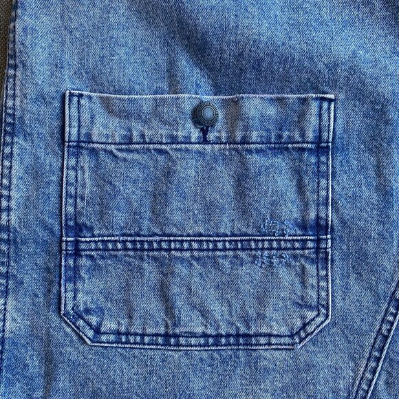 Free People Overall Smock Mini Dress - Picture 8 of 9